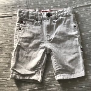 Tommy Hilfiger White Denim Shorts